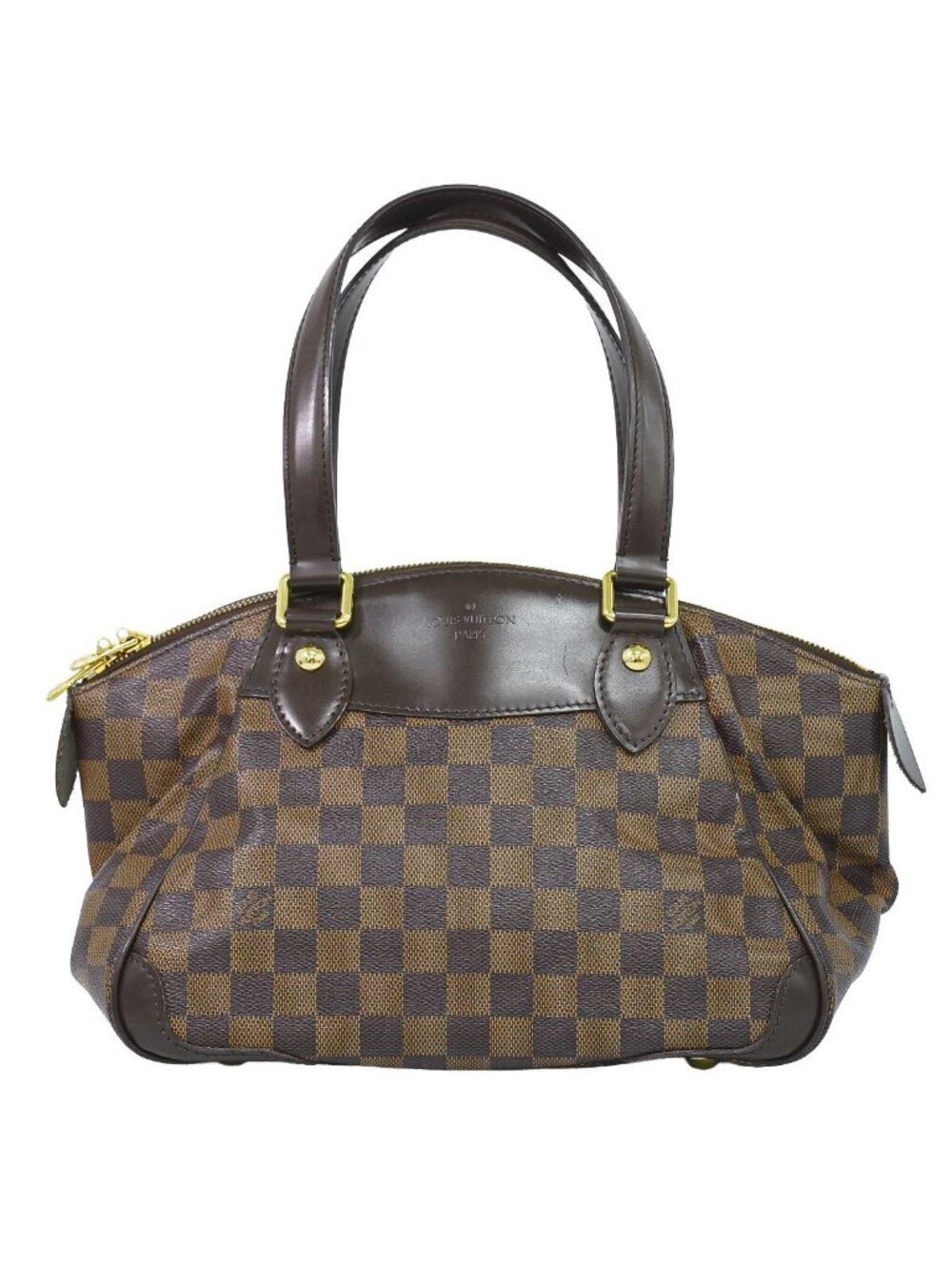 Louis Vuitton LV Verona PM Damier Ebene Tote Brown